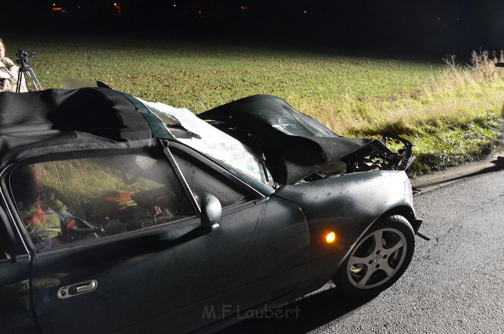 Schwerer VU PKW Roller Koeln Porz Libur Liburer Landstr P037.JPG